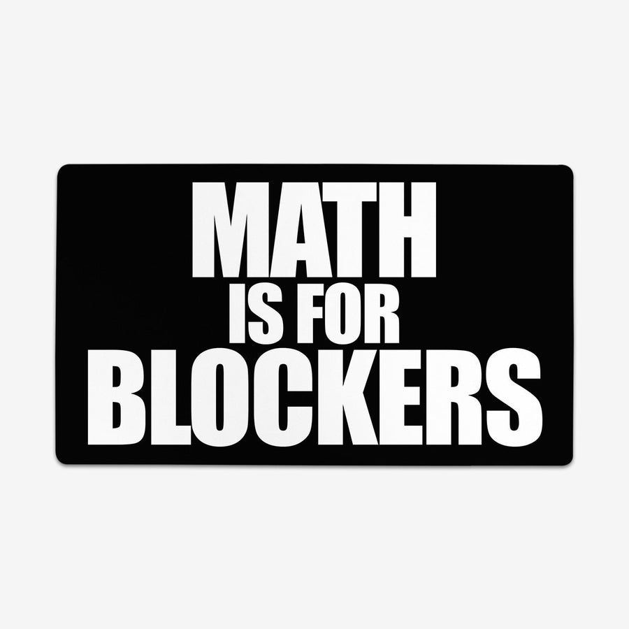 Math is for Blockers Playmat