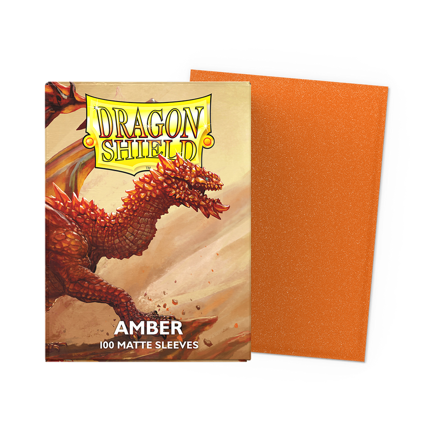 Dragon Shield Matte Sleeves - Amber (100-Pack)