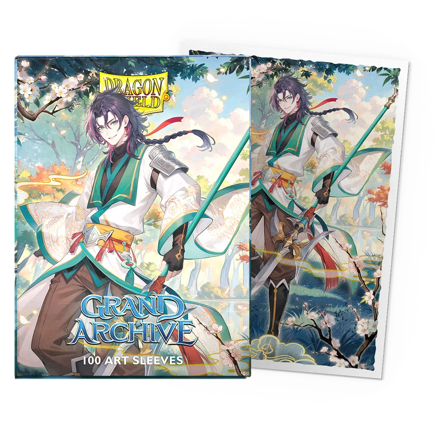 Grand Archive - Jin, Fate Defiant - Matte Art Sleeves - Standard Size