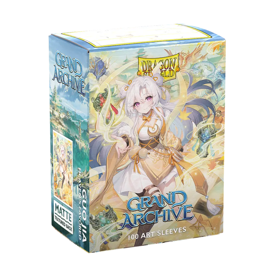 Grand Archive - Guo Jia, Heaven’s Favored - Matte Art Sleeves - Standard Size