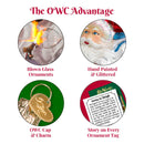Regal Father Christmas Ornament