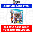 Acrylic Case for Nintendo Wii U Standard Video Game Cases, 4mm thick, UV Resistant & Magnetic Slide Bottom