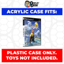Acrylic Case for PS2 Playstation 2 Standard Video Game Cases, 4mm thick, UV Resistant & Magnetic Slide Bottom