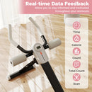 Adjustable Abdominal Trainer Ab Workout Machine Foldable Ab Cruncher