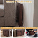 Adjustable Bamboo Laptop Desk with Tilting Top