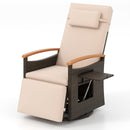 Adjustable Outdoor Recliner Chair with 150° Backrest and Footrest