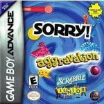 Aggravation / Sorry / Scrabble Jr - GameBoy Advance (LOOSE)