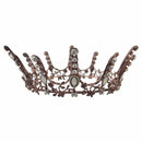 Aggressively Rosy Crown Tiara in Rose Gold and Opal | Royalty Crown Party or Bridal Hair Accessory