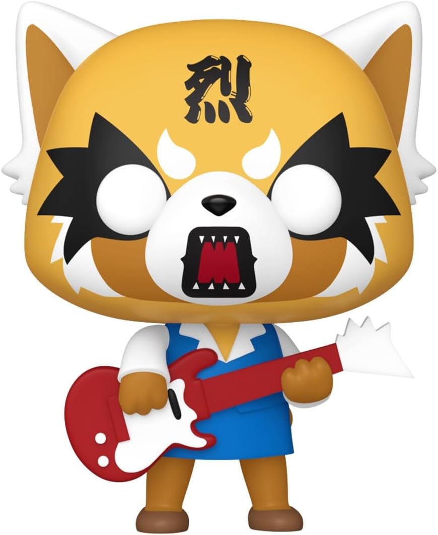 Funko Pop! Sanrio Aggretsuko with Guitar Vinyl Figure #96 with Funko Protector