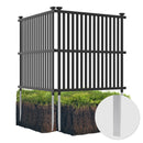 Air Conditioner Fence Panel with Metal Ground Stakes for Outside