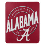 Alabama Crimson Tide 50" x 60" Campaign Fleece Blanket