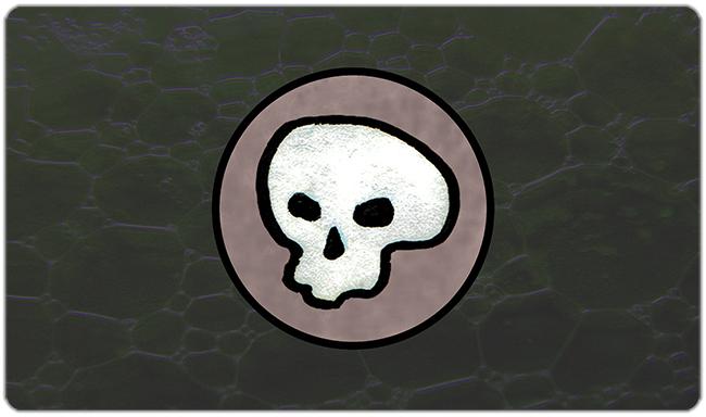 Skull Coin Playmat