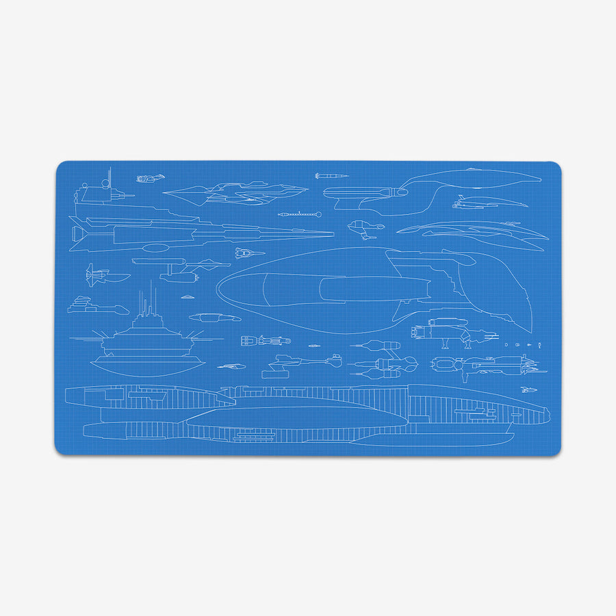 Sci-Fi Blueprints Playmat