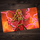 Red Mage Lightning Playmat