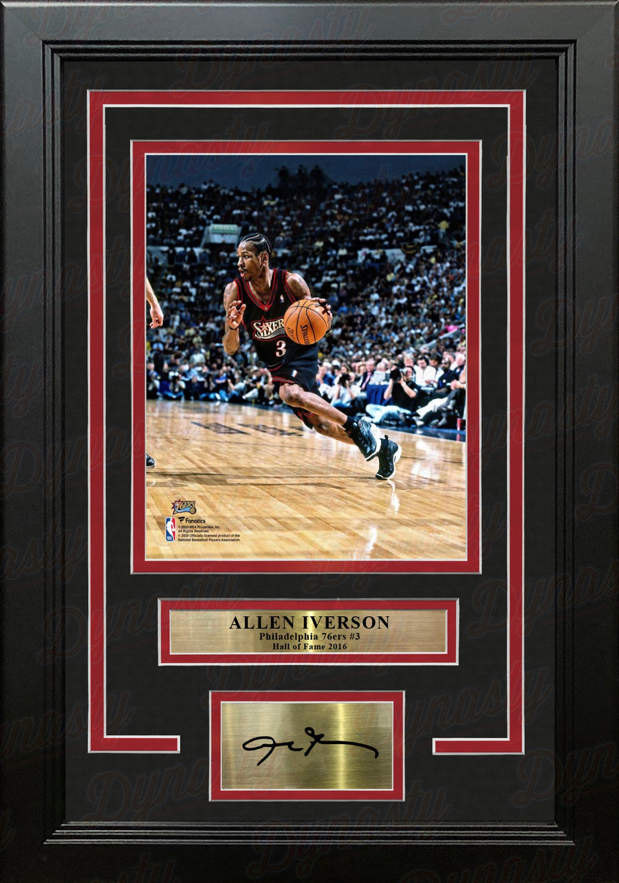 Allen Iverson in Action Philadelphia 76ers 8