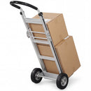 Aluminum Dolly Cart with 2 Rubber Wheels and Ergonomic Handle