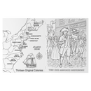 America 250th Anniversary Coloring Book - Founding of America: Birth of a Nation