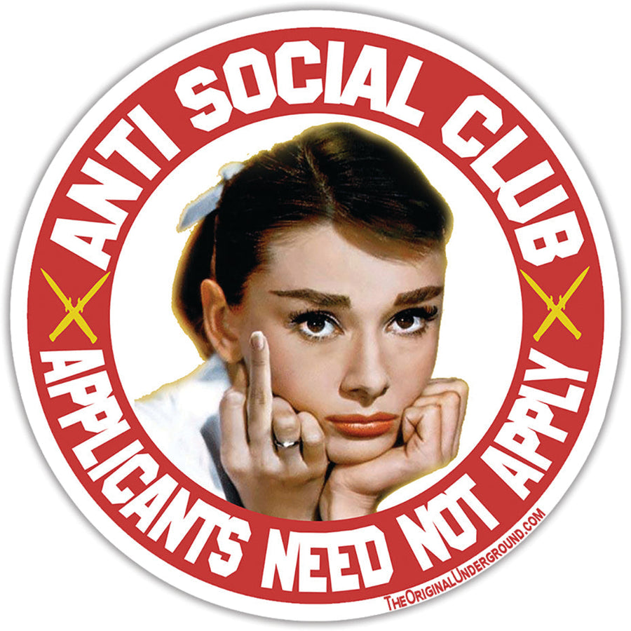 Anti Social Club Sticker