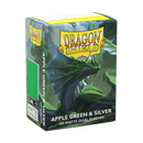 Dragon Shield:  Apple Green & Silver Dual Matte Sleeves (100)