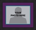 MLB Baseball Photo Picture Frame Kit - Arizona Diamondbacks (Purple Matting, Teal Trim)