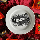 Arsenic Dessert Plate | Victorian-inspired Ceramic Round Dish Plate | 6"