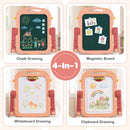 Kids Art Easel with Adjustable Height & 22 Accessories
