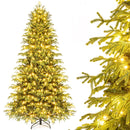 Artificial Christmas Tree with LED Lights and PVC Mixed Branch Tips
