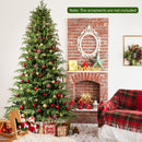 Artificial Christmas Tree with LED Lights and PVC Mixed Branch Tips