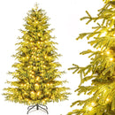 Artificial Christmas Tree with LED Lights and PVC Mixed Branch Tips