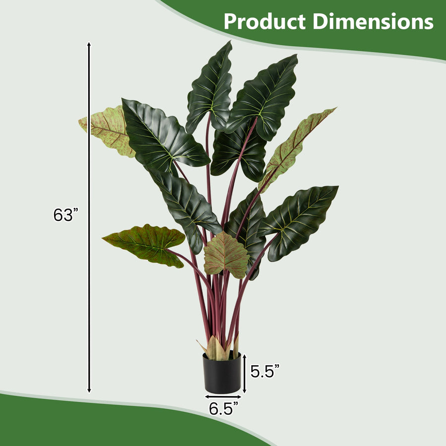 Artificial Rainbow Taro Tree 63