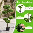 6 Ball Topiary Tree with Weighted Base - 45" Indoor Outdoor
