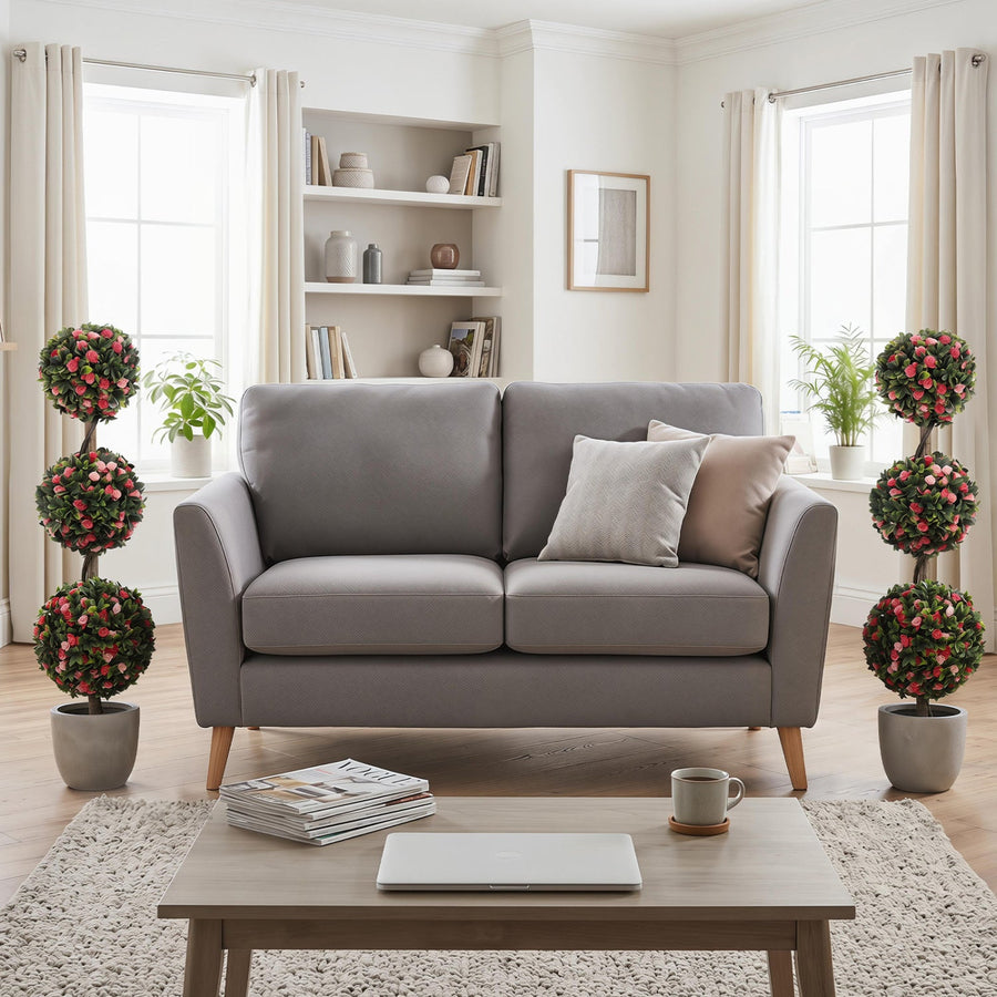 Triple Ball Rose Topiary Tree 43.5