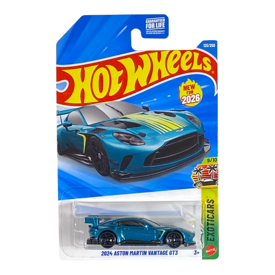 Hot Wheels 2024 Aston Martin Vantage GT3 - Exoticars Series 9/10