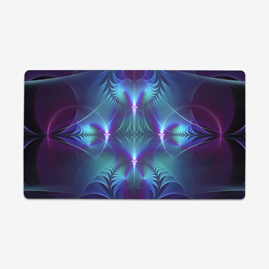 Aqua Cross And Circles Playmat