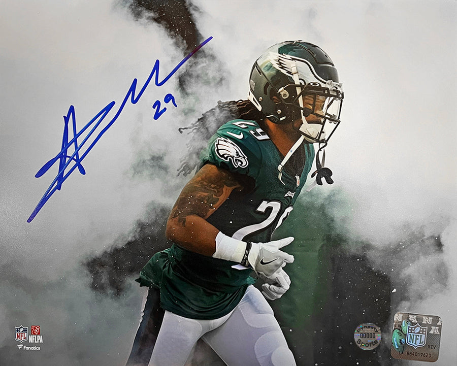 Avonte Maddox in the Smoke Philadelphia Eagles Autographed 8