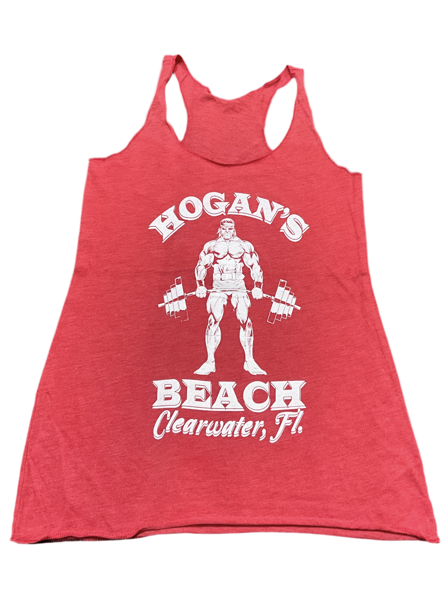 Womens Red Hogans Gym Tank Top