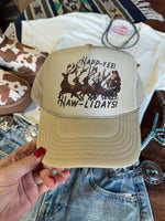 Happy Yee Haw Holidays Trucker Hat