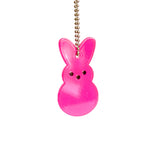 Hot Pink Peep Bunny Charm - Tumbler Handle Charm
