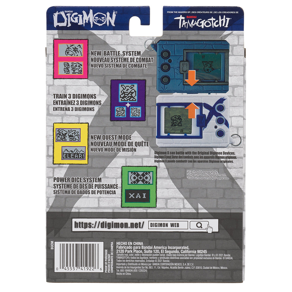 BANDAI - Digimon - DigimonX - Weiß/Blau - Von den Erfindern des Tamago BANDAI - Digimon - DigimonX - Weiß/Blau - Von den Erfindern des Tamago