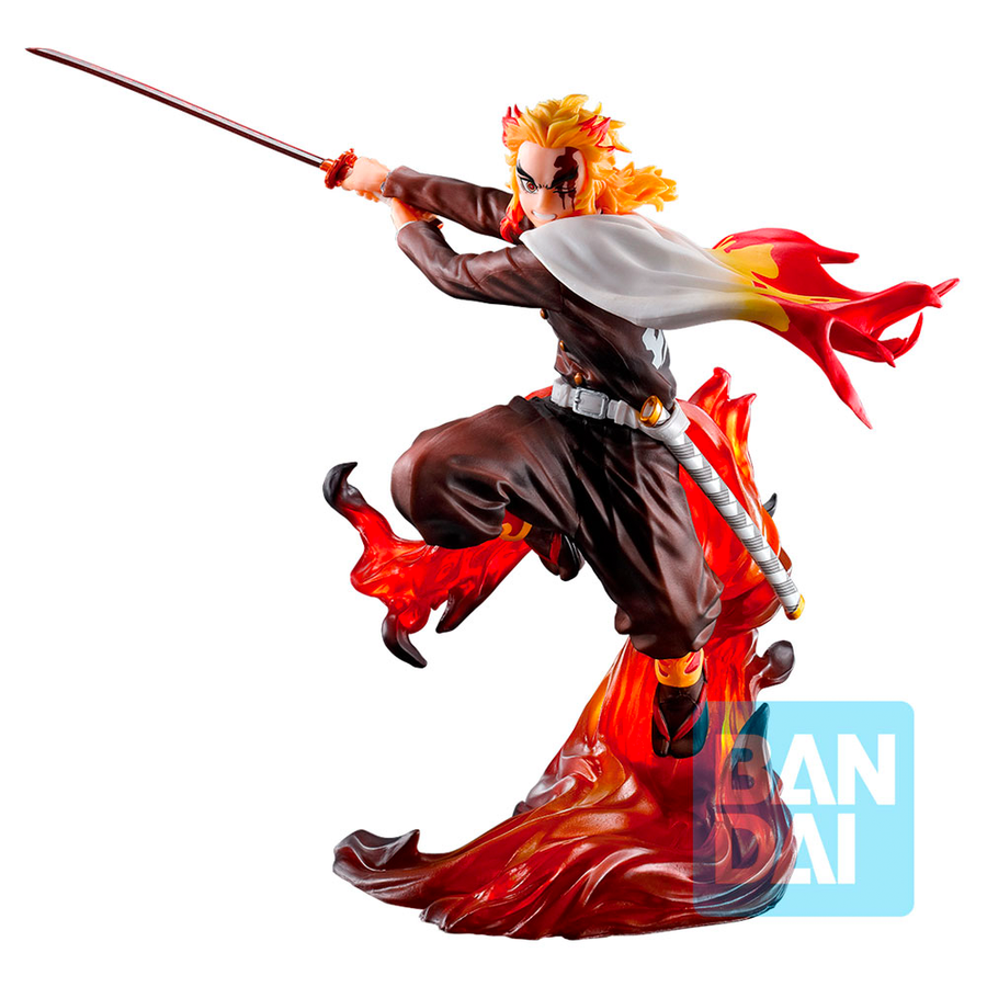 Bandai Ichibansho: Demon Slayer: Kimetsu no Yaiba - Kyojuro Rengoku (Shake the Sword Burn Your Heart) Figure