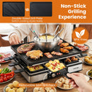 BBQ Grill with Fondue Pot Set for 8 People