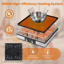 BBQ Grill with Fondue Pot Set for 8 People