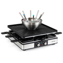 BBQ Grill with Fondue Pot Set for 8 People