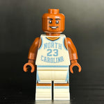 MJ #23 UNC Basketball Player Minifig made using LEGO parts