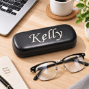 Personalized Elegant Script Name Glasses Case