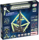 Tinamiri Supermag - Glow 45 - Magnetic Building Set, Educational construction fun, 45 piece set, Magnet Toys, 0666