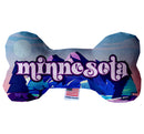 Pet & Dog Plush Bone Toys, "Minnesota State Options" (Available in different pattern options)