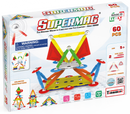 Tinamiri Supermag - Multicolor 60 - Magnetic Building Set, Educational construction fun, 60 piece set, Magnet Toys, 0652
