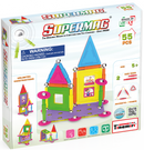 Tinamiri Supermag - House 55 - Magnetic Building Set, Educational construction fun, 55 piece set, Magnet Toys, 0663