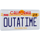 Back to the Future OUTATIME License Plate Replica